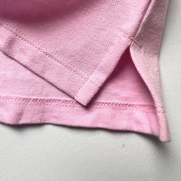 Old Navy Girl's Pink Short Sleeve Button Front Polo Tee Sz XS 4-5 - Picture 6 of 8